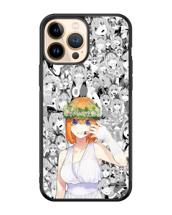 Funda Yotsuba Nakano novia manga collage